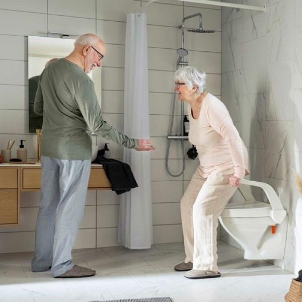 Etac Toilettensitzerhöhung MY-LOO  fest 10cm mit Armlehnen